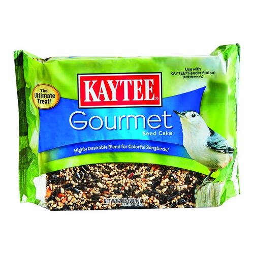 Kaytee 100063947 Seed Cake Gourmet Wild Bird Sunflower 2 lb