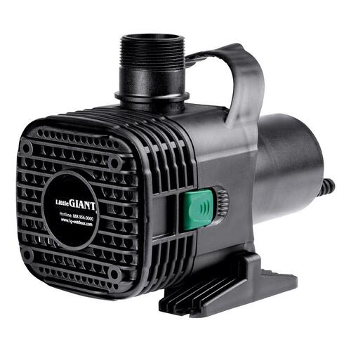 Little Giant 566726 Wet Rotor Pump F-Series 1/3 HP 4060 gph Thermoplastic