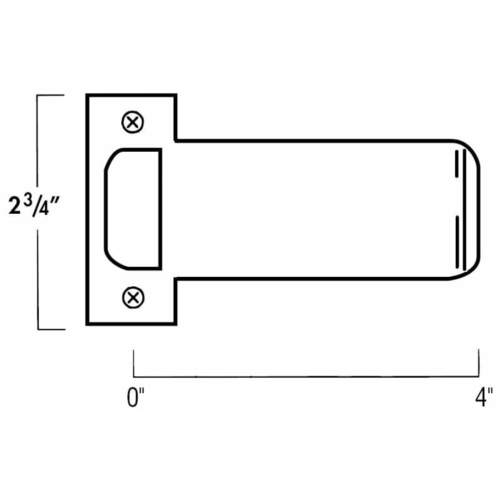 don-jo-ets-104-605-2-3-4-x-4-extended-lip-strike-plate
