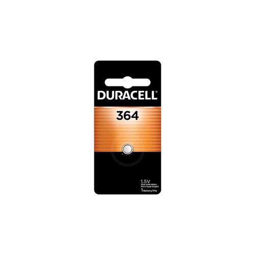 DURACELL D364BPK Electronic/Watch Battery Silver Oxide 364 1.5 V 19 Ah