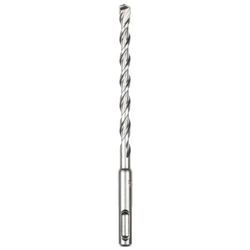 Hammer Drill Bit, 5/16 in Dia, 6 in OAL, Spiral Flute, 4-Flute, 25/64 in Dia Shank Bright