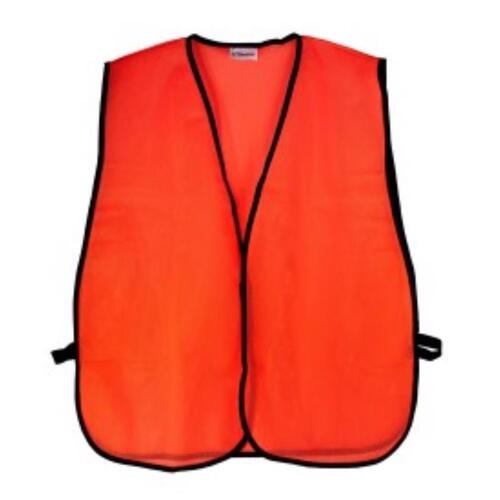 Safety Vest Reflective Orange One Size Fits All Orange