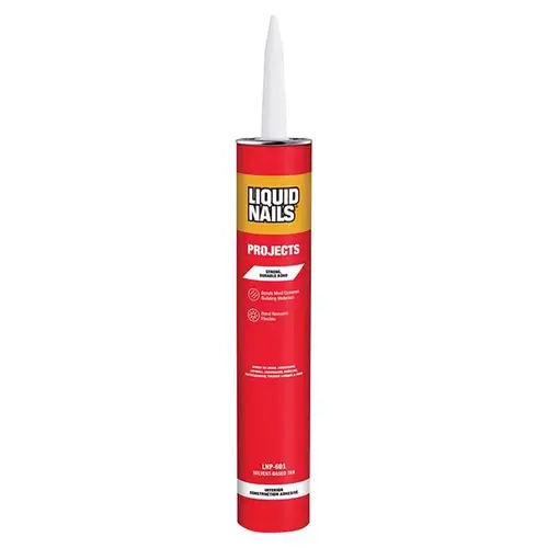 Construction Adhesive Interior Projects Synthetic Rubber 28 oz Light Tan