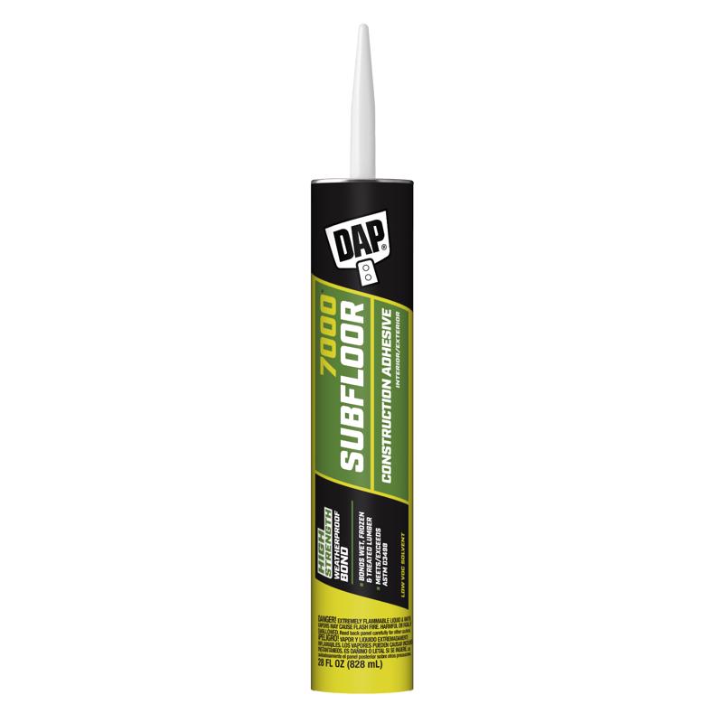 DAP 27042 Construction Adhesive, Light Tan, 28 oz Cartridge