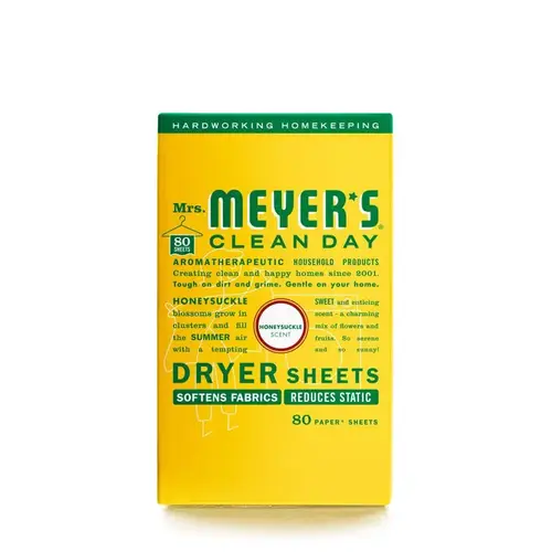 Fabric Softener Clean Day Honeysuckle Scent Sheets 80 oz