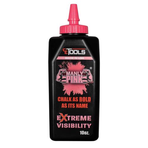 CE Tools CET102P Marking Chalk Extreme Visibility 10 oz Standard Extreme Visibility Fluorescent Pink Fluorescent Pink