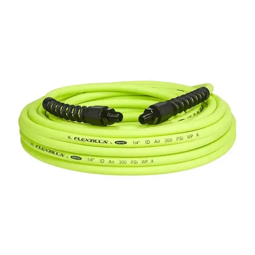 Flexzilla HFZP1450YW2 Air Hose Pro 50 ft. L X 1/4" D Hybrid Polymer 300 psi Zilla Green Zilla Green