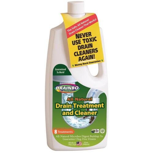 Drainbo 50000 Drain Cleaner The Natural Solution Liquid 32 oz