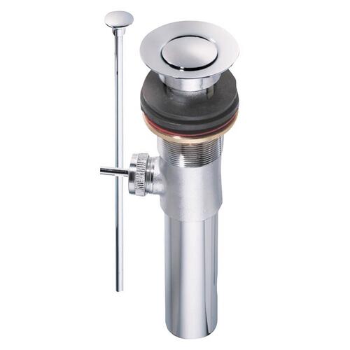 Plumb Pak PP820-77 Lavatory Pop-Up Assembly, 1-1/4 in Connection, Brass, Chrome