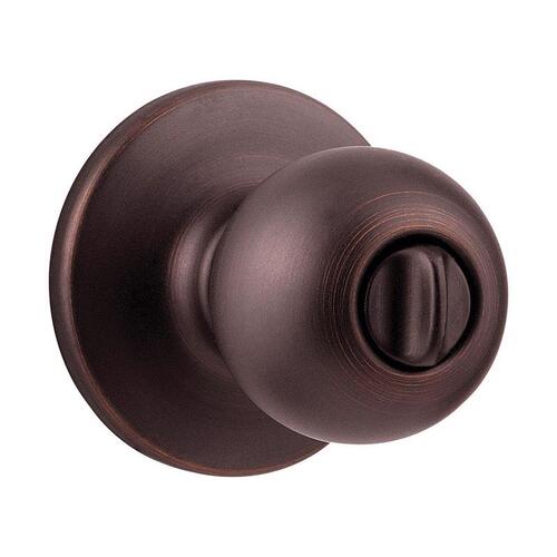 Polo Knob Privacy Lockset, Venetian Bronze