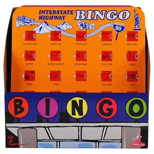 Travel Bingo Cards Assorted Assorted - pack of 24