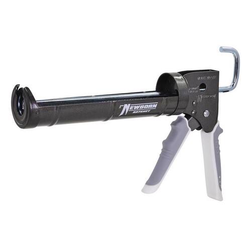 Caulking Gun Gator Trigger Professional Steel Black w/blue handle