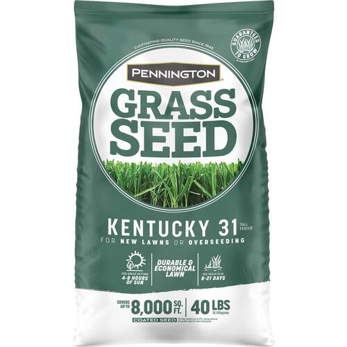 Grass Seed Kentucky 31 Tall Fescue Grass Sun or Shade 40 lb