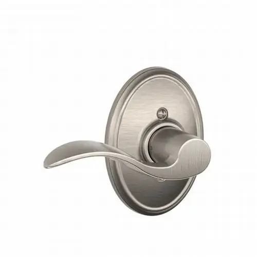 F170 Accent Lever Single Dummy Trim With Wakefield Trim Satin Nickel