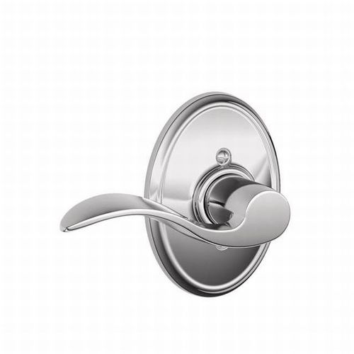 F170 Accent Lever Single Dummy Trim With Wakefield Trim Bright Polished Chrome