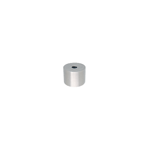 316 Brushed Stainless Clad Aluminum 2" Diameter by 1-1/2" Long Standoff Base