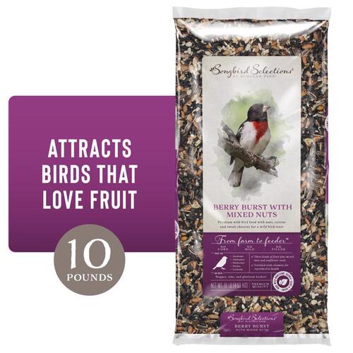 Songbird Selections 13636 Bird Seed Berry Burst Wild 10 lb
