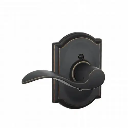 F94 Accent Lever Inside Trim for Dummy Handleset with Camelot Trim, Aged Bronze