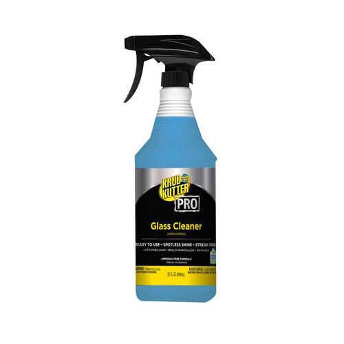 Glass Cleaner Pro No Scent 32 oz Liquid Blue