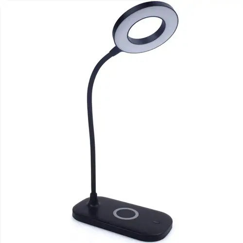 Desk Lamp Zlata 12" Black Black