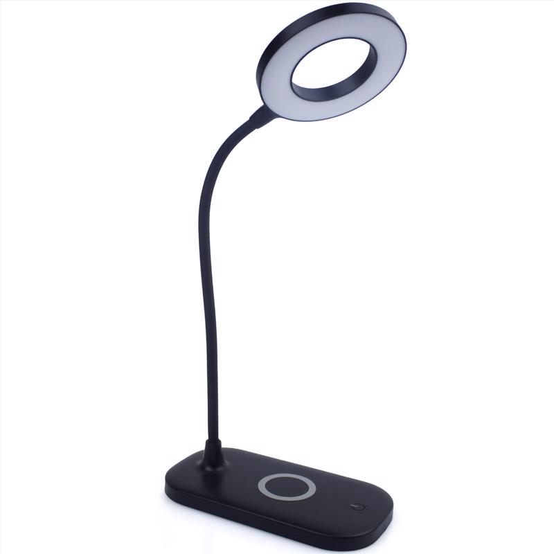 Newhouse Lighting NHDK-ZL-BK Desk Lamp Zlata 12" Black Black