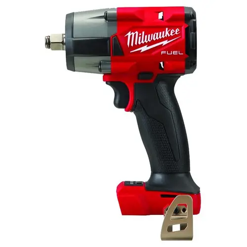 M18 FUEL Mid-Torque Impact Wrench, Tool Only, 18 VDC, 1/2 in Drive, Square Drive Red