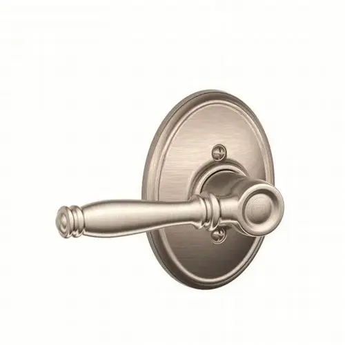 Birmingham Lever with Wakefield Rose Half Dummy Satin Nickel Finish