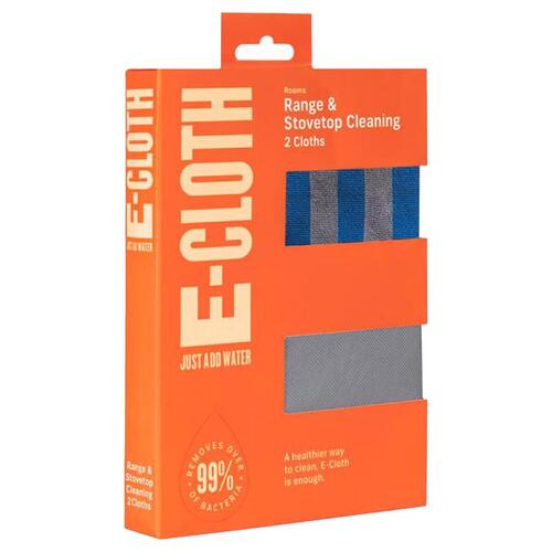 E-Cloth 10616 Cleaning Cloth Range and Stovetop Kit Microfiber