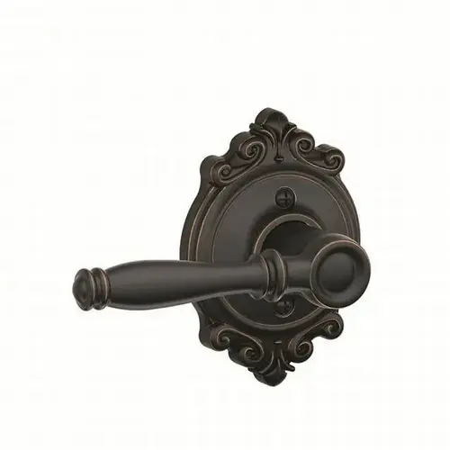 Birmingham Lever with Brookshire Rose Half Dummy Aged Bronze Finish