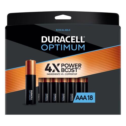 Batteries Optimum AAA Alkaline 18 pk Carded