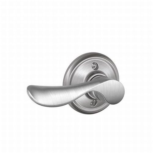 F170 Champagne Lever Single Dummy Trim Satin Chrome