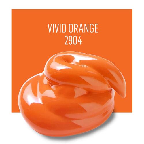 Plaid 2904 Hobby Paint FolkArt Matte Vivid Orange 2 oz Vivid Orange