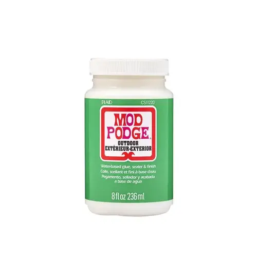 Plaid CS11220 Outdoor Decoupage Mod Podge High Strength Glue 8 oz White