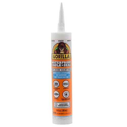 8060002 Silicone Sealant, White, 1 days Curing, -40 to 350 deg F, 10 oz Cartridge - pack of 12