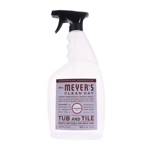 Tub and Tile Cleaner Clean Day Lavender Scent 33 oz Trigger Spray Bottle