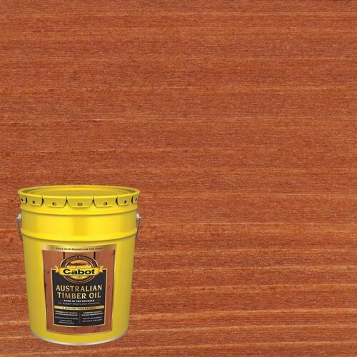 3400 Series 140.000.008 Australian Timber Oil, Mahogany Flame, Liquid, 5 gal, Pail