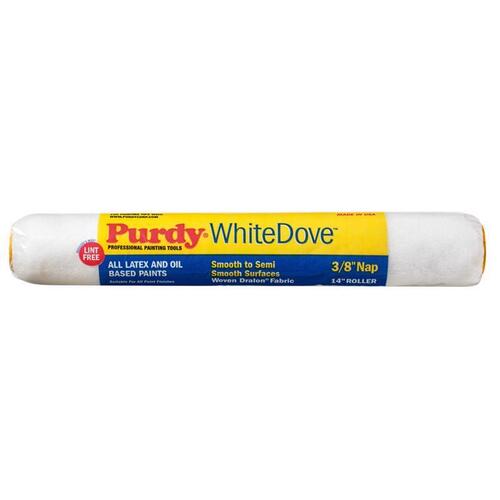 Purdy 14A670142 Paint Roller Cover White Dove Woven Fabric 14" W X 3/8" White