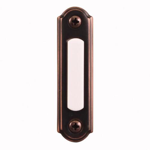 Heath Zenith SL-557-00 SL-557-00 Pushbutton, Wired, Metal, Lighted Oil Rubbed Bronze