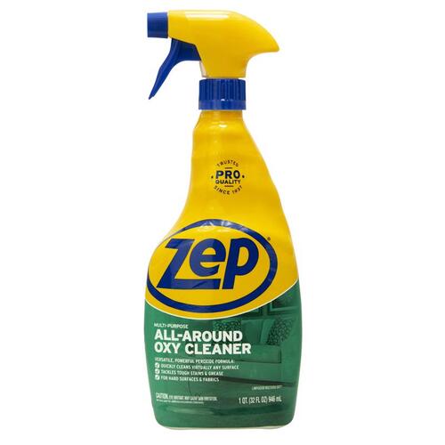 ZEP ZUAOCD32 Oxy Cleaner and Degreaser, 1 qt Spray Dispenser, Liquid, Pleasant