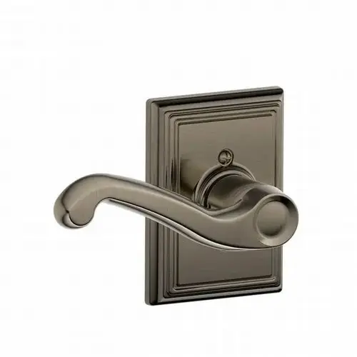 Right Hand Flair Lever with Addison Rose Half Dummy Antique Nickel Finish