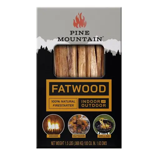 Fire Starter Starter Stikk Fatwood 1.5 lb - pack of 6