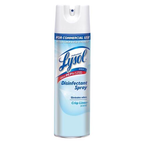 19 oz. Lysol Disifectant Spray Crisp Linen - pack of 12