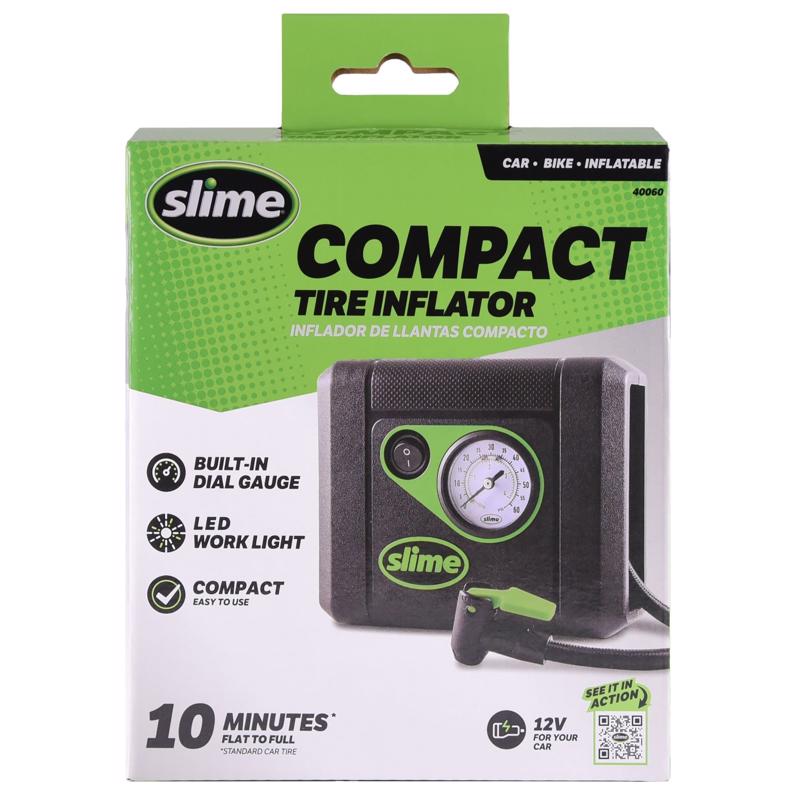 Slime 40060 Inflator 12 V 100 psi Black