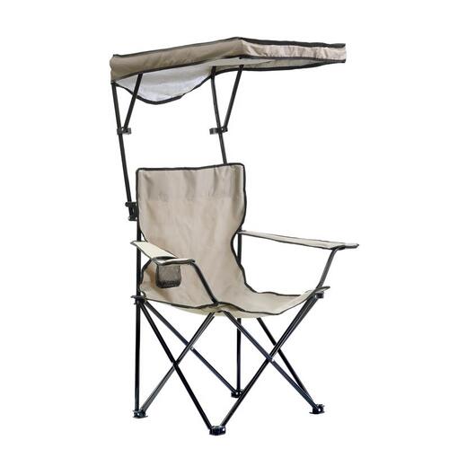 Folding Quad Chair Taupe Canopy