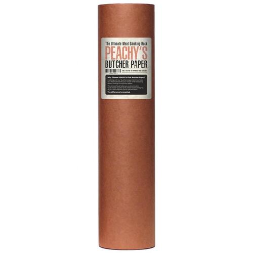 Peachy's BG-BP-R-24-P BBQ Butcher Paper Roll Peachy's 175 ft. L X 24" W Pink