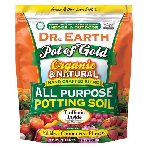 Potting Soil Pot of Gold Organic All Purpose 8 qt