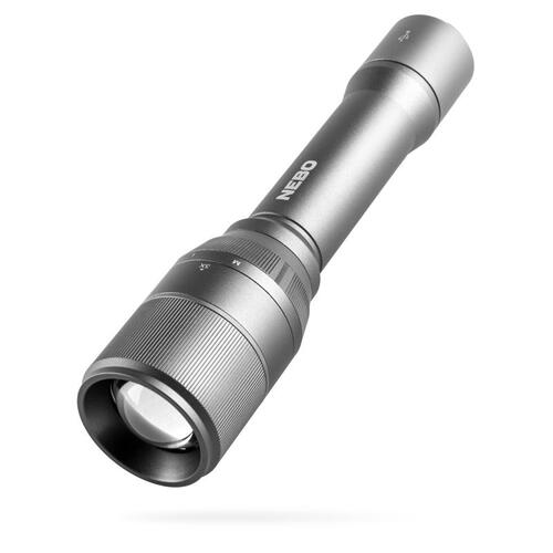 DAVINCI Handheld Flashlight, 4500 mAh, Lithium-Ion Battery, LED Lamp, 3500 Lumens Black