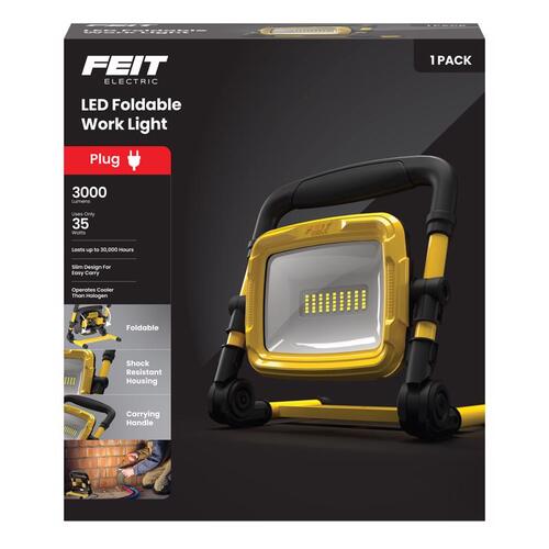 Feit Electric WORK3000XLPLUGF Work Light Pro Series 3000 lm LED Corded Stand (H or Scissor)