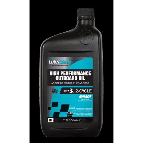 Lubrimatic 11591-XCP6 Motor Oil TC-W3 2-Cycle Outboard 1 qt - pack of 6
