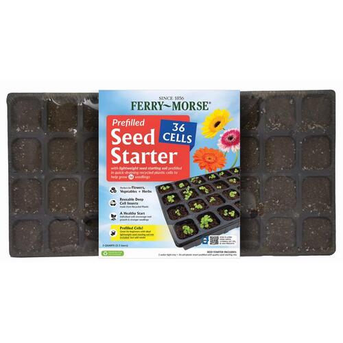 Seed Starting Kit 36 Cells 22" W X 11" L